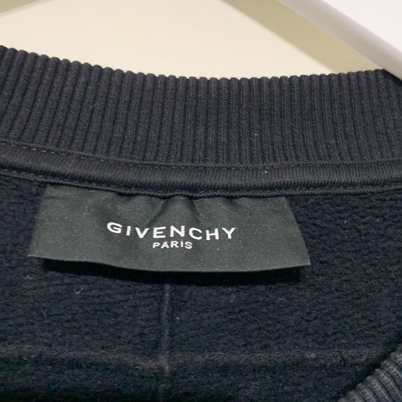 🔥 Givenchy African Snake Embroidered Crewneck Black Sweatshirt Medium - Picture 6 of 7